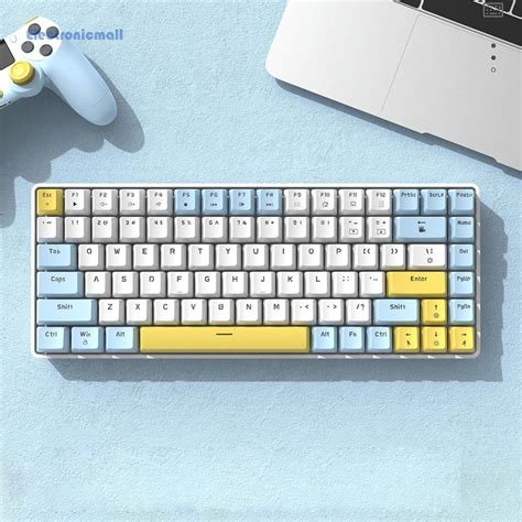 K84 Gaming Keyboard USB Port Wired Keypad Hot Swap Keyboard For PC Desktop Gamer