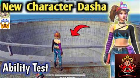 New Character Dasha Ability Test Garena Free Firee New Character