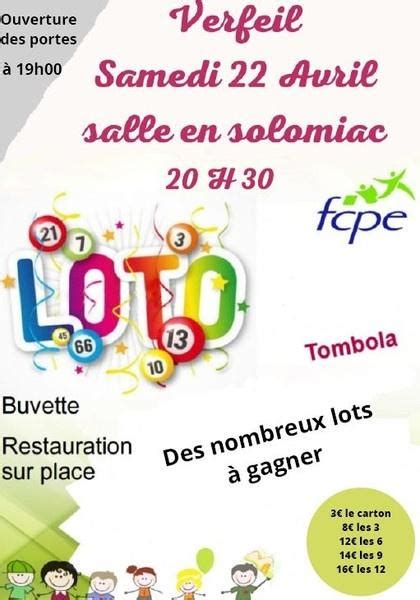 Agenda Loto Mairie De Verfeil