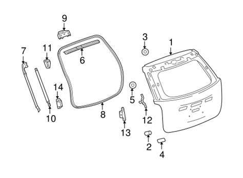 Liftgate For Chevrolet Equinox Gm Parts Club