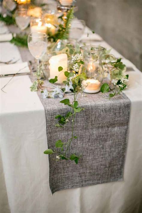 Ridiculously Pretty Seriously Creative Wedding Table Runners Ideas