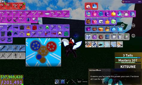 Blox Fruits Level 2550 Angel V4 Tier 10 Kitsune Shark Anchor