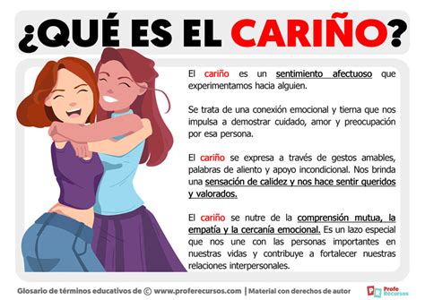 Qué es el Cariño Definición de Cariño