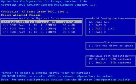 Configuring Hp Smart Array Controller Calpolre