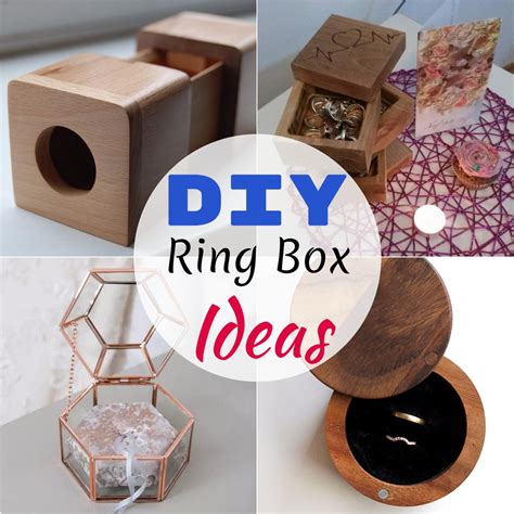 Best DIY Ring Box Ideas - DIYnCrafty