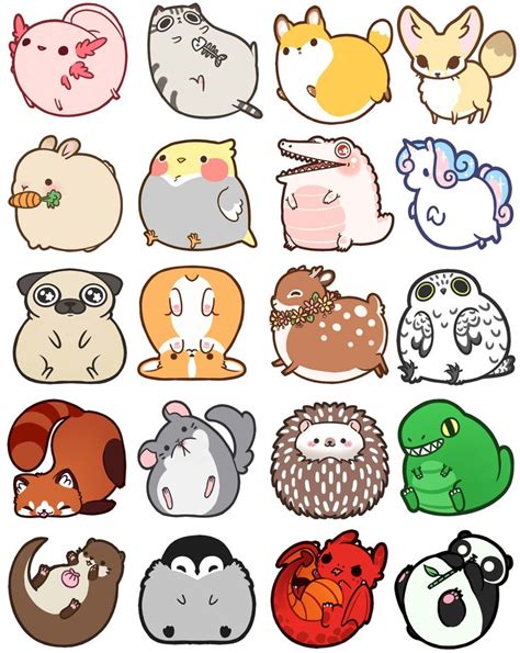 decoration | Cute kawaii drawings, Cute animal drawings kawaii, Kawaii ...