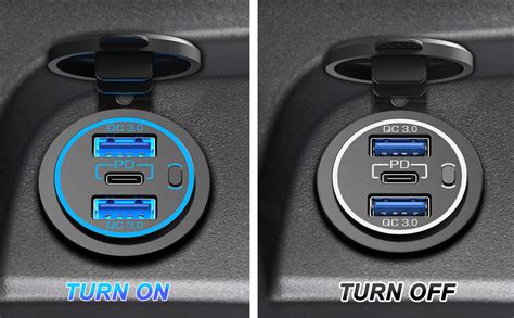 Amazon Car V Usb Outlet Charger Qidoe W Multi Usb Power