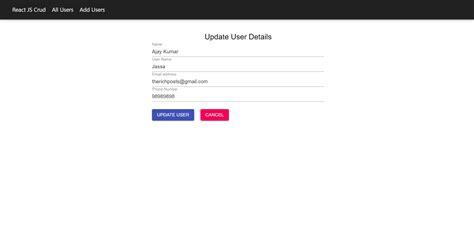 React Crud Using Json Server Material UI Working Example Therichpost