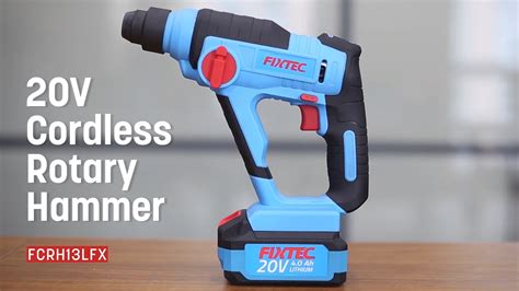 Fixtec Power Hammer Drill V Portable Electric Sds Plus Cordless