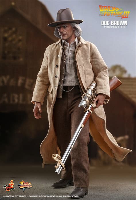 Doc Brown Rooted Hair Sixth Scale Figure By Hot Toys Mms Egyfigures