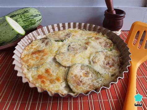 Abobrinha gratinada DELICIOSA molho branco e muçarela