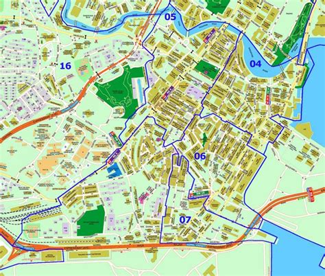 Map Of Singapore Tourist Spots Maps Of The World