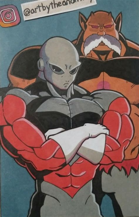 I drew this to pay homage to Universe 11. Jiren and Toppo all day! : r/dbz