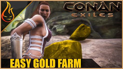 Easy Gold Farm Conan Exiles Beginner Tips Youtube