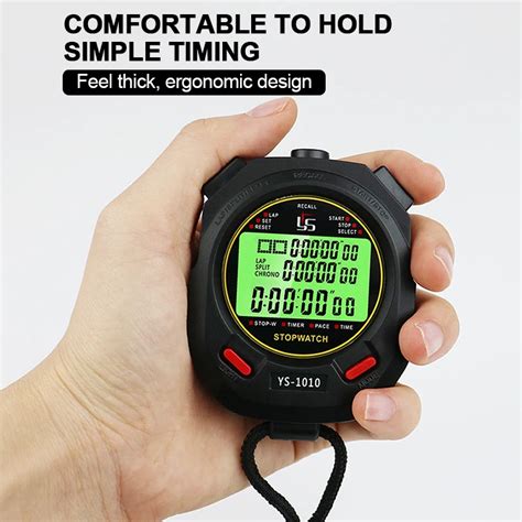 Digital Sports Stopwatch Timer Track Professional