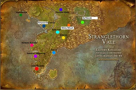 Wow Stranglethorn Vale Map Coreen Charlotta