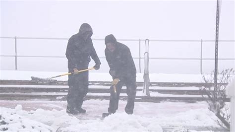 Watch snow accumulation in NYC – NBC New York