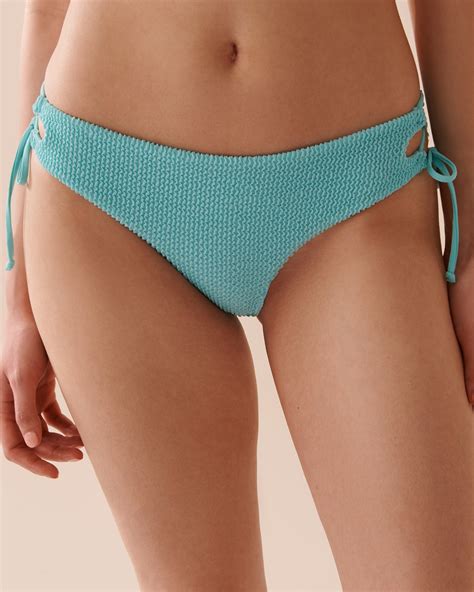 Bas De Bikini Cheeky Textur Bleu Ciel Bleu Ciel La Vie En Rose