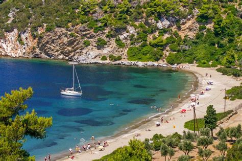 Skyros Atsitsa Beach Photos Map Greeka