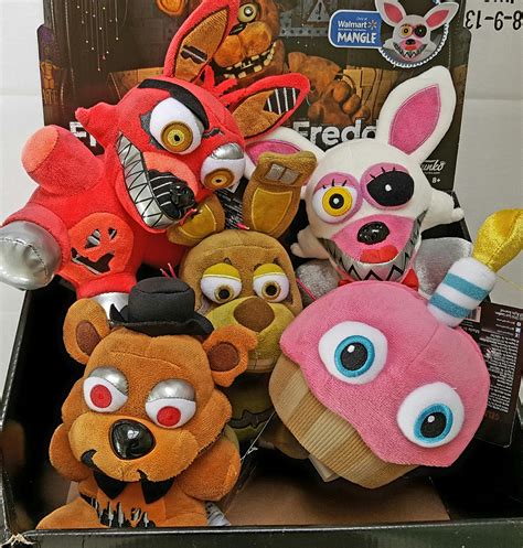 Funko Fnaf Set Series 2 Plush Cupcake Nightmare Freddy And Foxy Spring