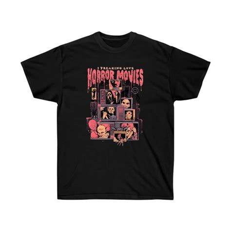 Hot Trending Kiraa Tee With Horror Nights Horror Characters Shirt Horror Shirt Retro Walmart