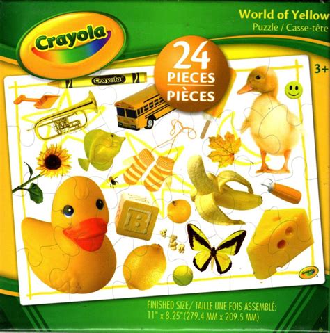 Crayola 24 Pieces Educational Jigsaw Puzzle Set Of 4