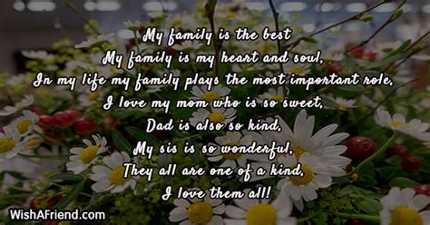 Importance Of Family Poem | Sitedoct.org