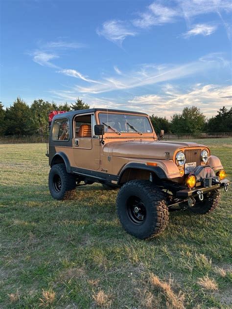 1984 Jeep Cj Brown 4wd Manual Cj7 For Sale