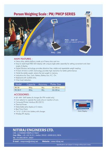 Tous Les Catalogues Et Fiches Techniques PDF Nitiraj Engineers Ltd