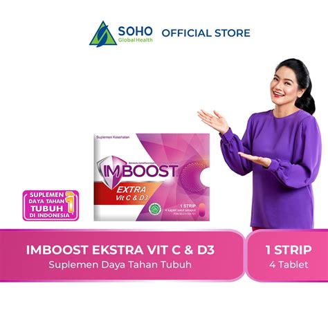 Jual Imboost Extra Tablet Daya Tahan Tubuh 1 Strip 4s Shopee