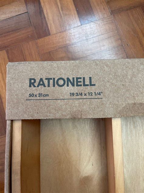IKEA Rationell Organization Wood Tray, Furniture & Home Living ...