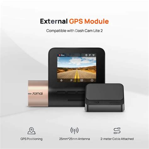 Camera hành trình 70mai Lite 2 GPS giám sát bãi đậu xe 24h