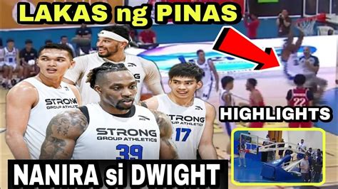 Lakas Niyugyug Ni Dwight Strong Pilipinas Vs Uae Grabe Si Kevin