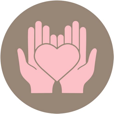 Download Transparent Giving Hand Png - Heart - ClipartKey