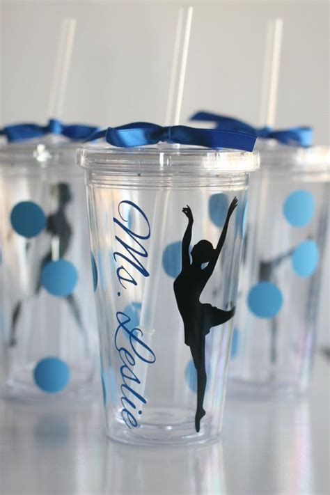 Dance Teacher Gift Personalized Tumbler For Team Recital Etsy In