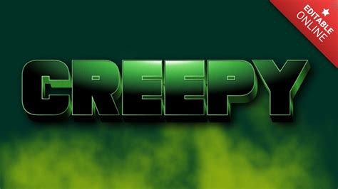 Creepy | Hulk | Text Effect Generator