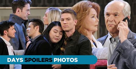 Days Spoilers Photos Comfort And Confrontations