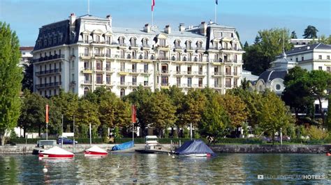 Luxury hotel, Hotel Beau Rivage Palace Lausanne, Lausanne, Switzerland ...