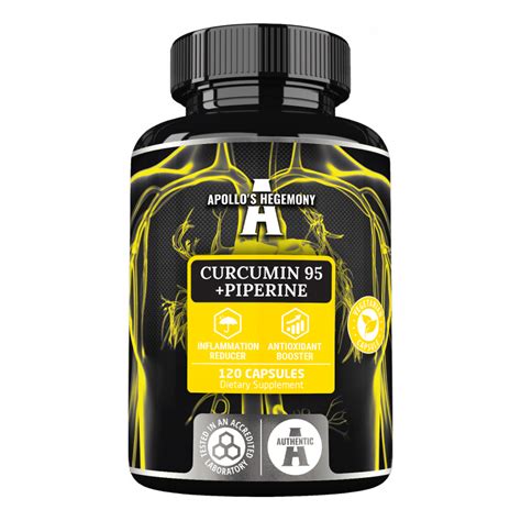 Apollo S Hegemony Curcumin 95 Piperine Kurkumina Piperyna 120