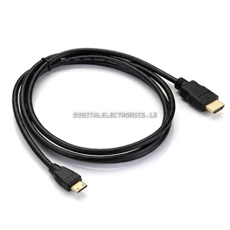 Mini HDMI to HDMI Cable – Digitalelectronics.lk