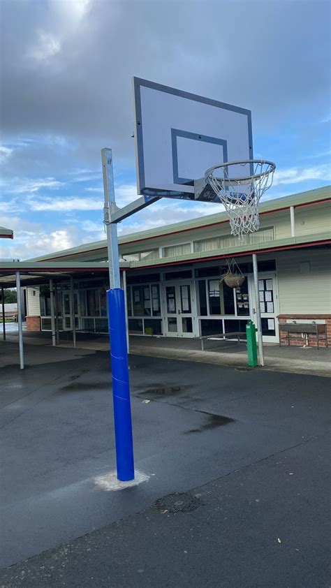 Intermediate Size Basketball System Mayfield Sports For Tennis Nets