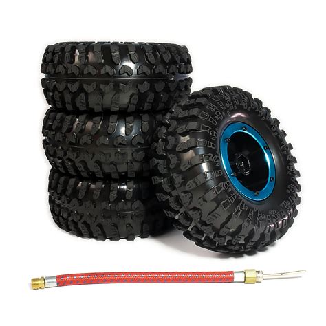 Pcs Inflatable Inch Beadlock Tire Wheel For Rc Crawler Truck