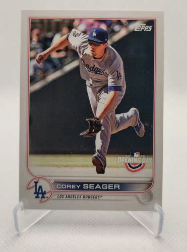 2022 Topps Opening Day 75 Corey Seager Los Angeles Dodgers EBay