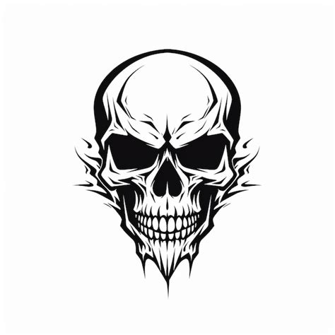 Premium Vector Miner Skull Logo Hand Drawing Hand Vw Skull Logo Skull