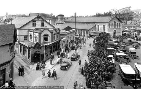 Newton Abbot, The Market 1925 - Francis Frith