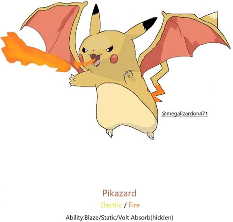 Pikazard by megalizardon4736 on DeviantArt