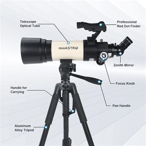 Telescopio refractor de 3 150 in para adultos astronomía telescopio