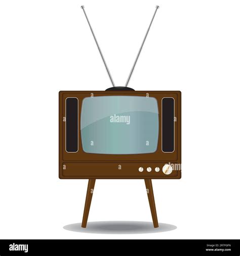 Old Tv Stock Vector Images Alamy