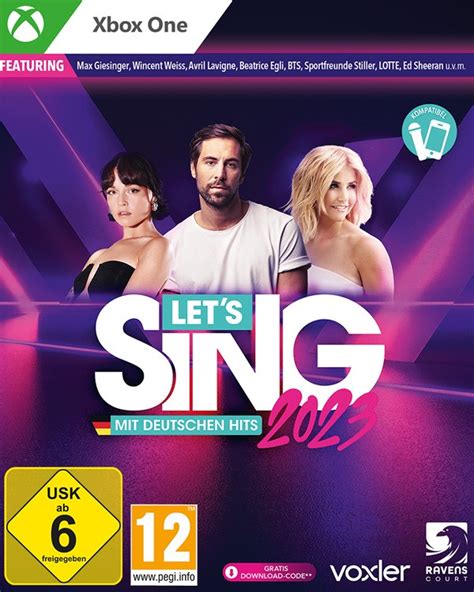 Xbox One Lets Sing 2023 Mit Deutschen Hits Ohne Mics PEGI Bestellen