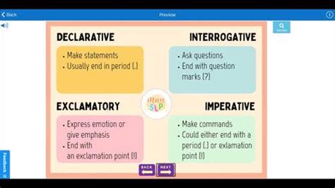 Types Of Sentences Identification And Sentence Construction Boom Cards™